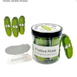 positive pickle daily affirmations cards.