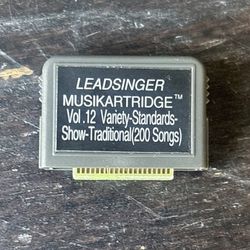 LEADSINGER MUSIKARTRIDGE VOL. 12 Variety Standards Show Traditional 200 song