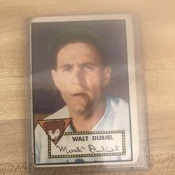 Walt Dubiel Baseball Card 