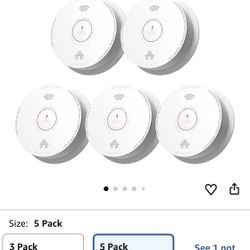 Smoke Detector Carbon Monoxide Detector Combo 10 Year Battery with Bilingual Voice Alerts,UL 217-9th Standard Fire Smoke & Carbon Monoxide Alarms for