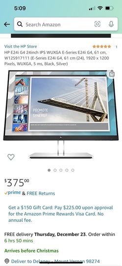 BRAND NEW - HP E24i G4 Monitor 