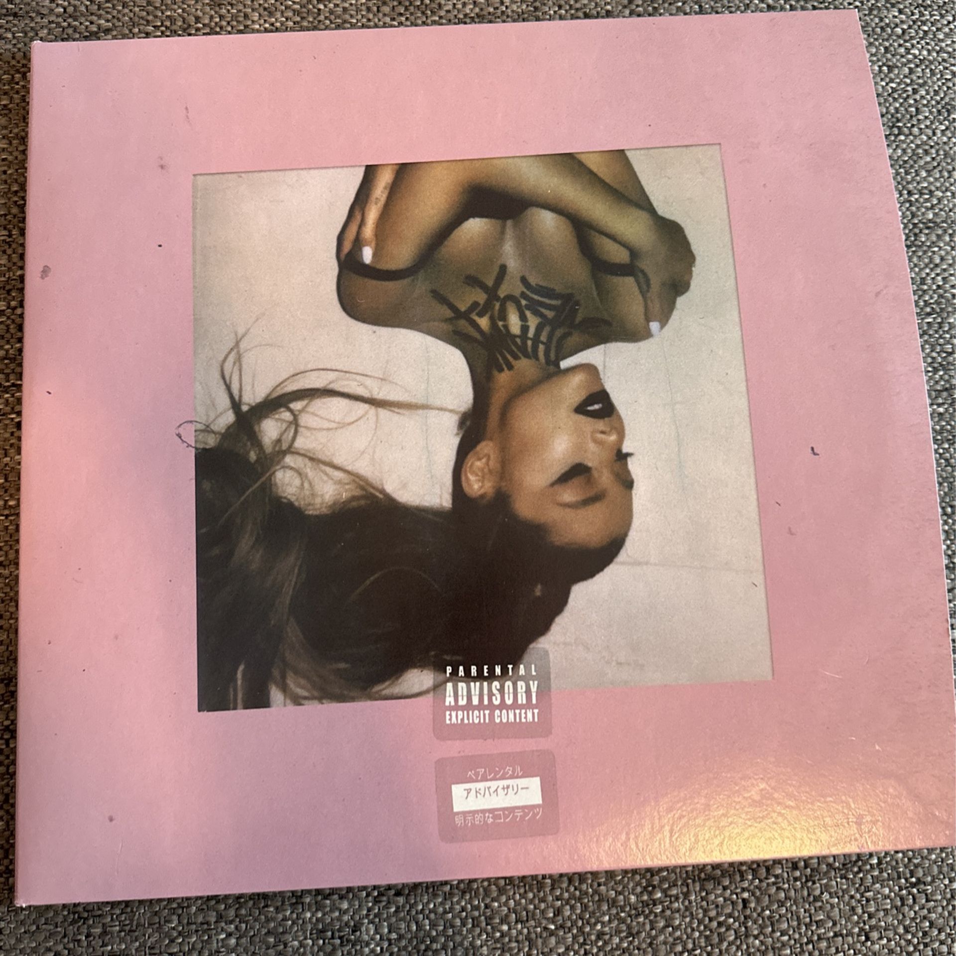 Thank U, next By Ariana Grande vinyl.