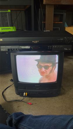 Small crt tv with working vcr player