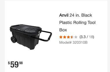 Anvil 24 In. Plastic Roll Box