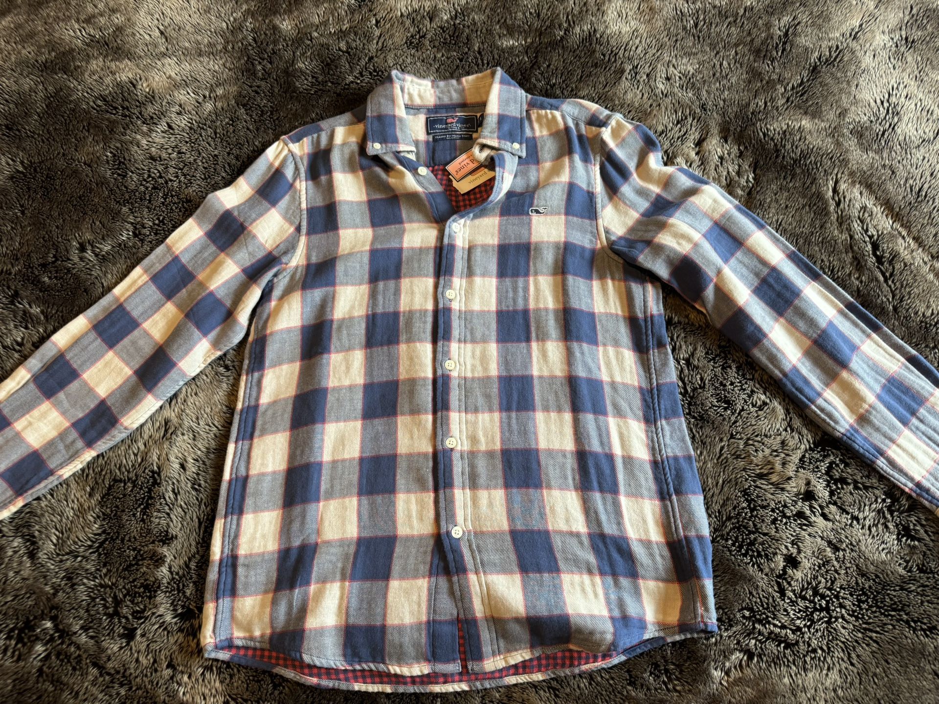 Brand New Vineyard Vines Classic Fit Flannel (Men’s Small)