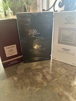 Creed virgin island water. Creed aventus. Tom ford cherry.