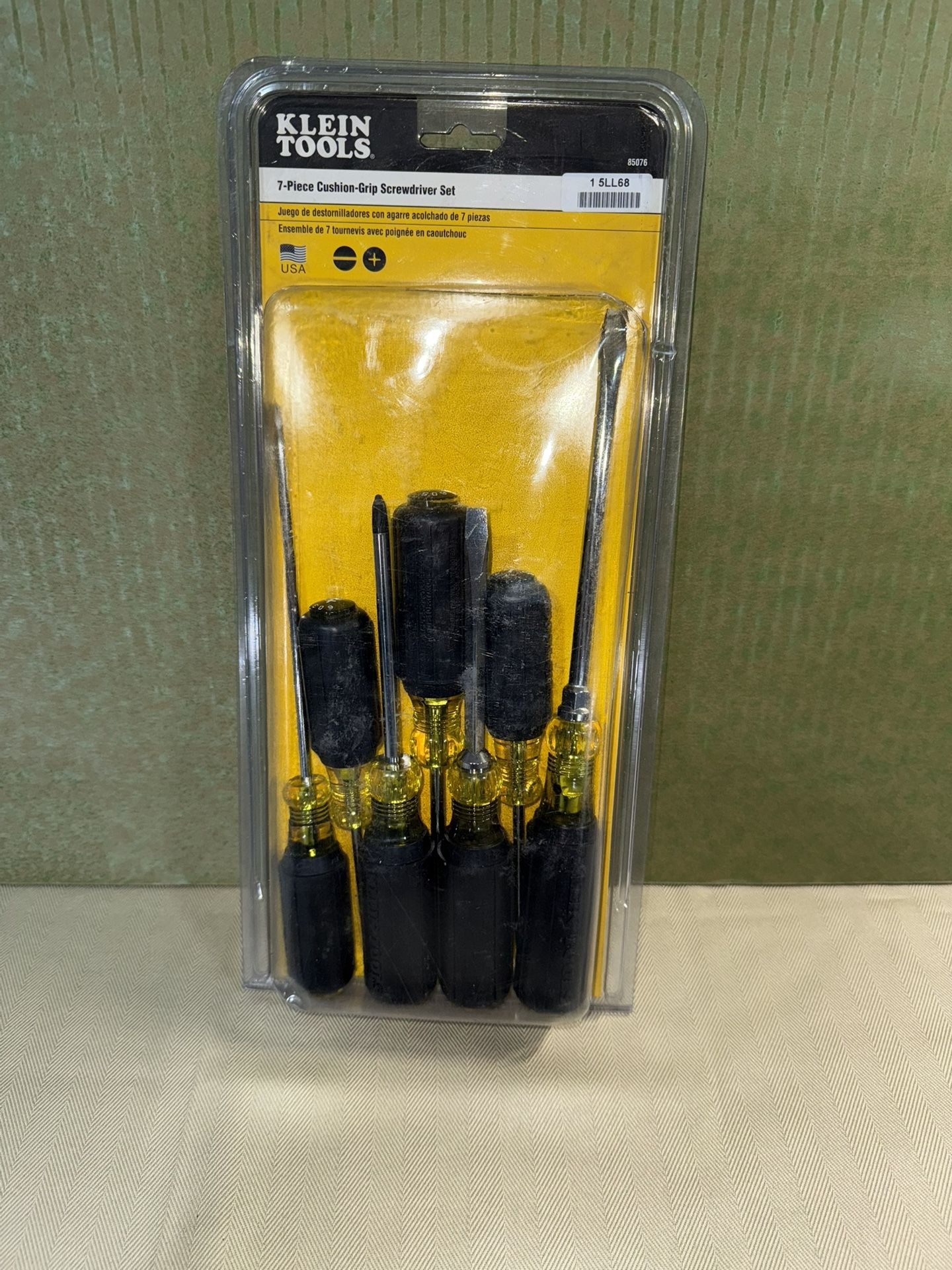 Klein Tools 7-Piece Cushion-Grip Screwdriver Set