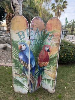 Beach Time 🌴 Room Divider NWT