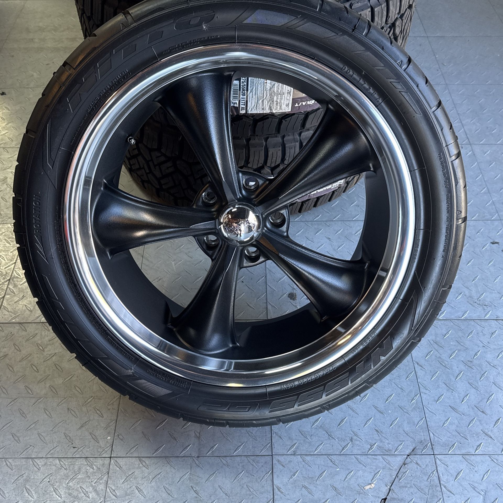 20” American Racing Boss 338 Staggered For C-10 Or Obs Truck With Nitto Nt 555 G2 Tires $2500 Out The Door