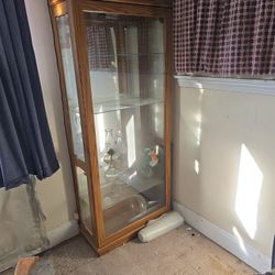 Double Curio With Side Doors