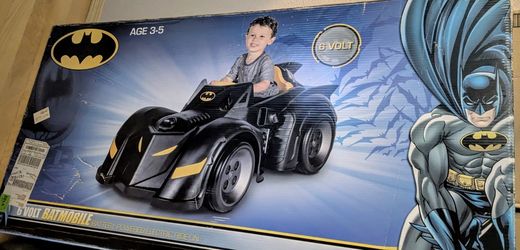 Batman Batmobile 6-Volt Battery powered ride On. Never Opened Factory Sealed