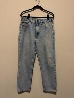 Carhartt Traditional Fit Light Wash Denim Jeans 36x30