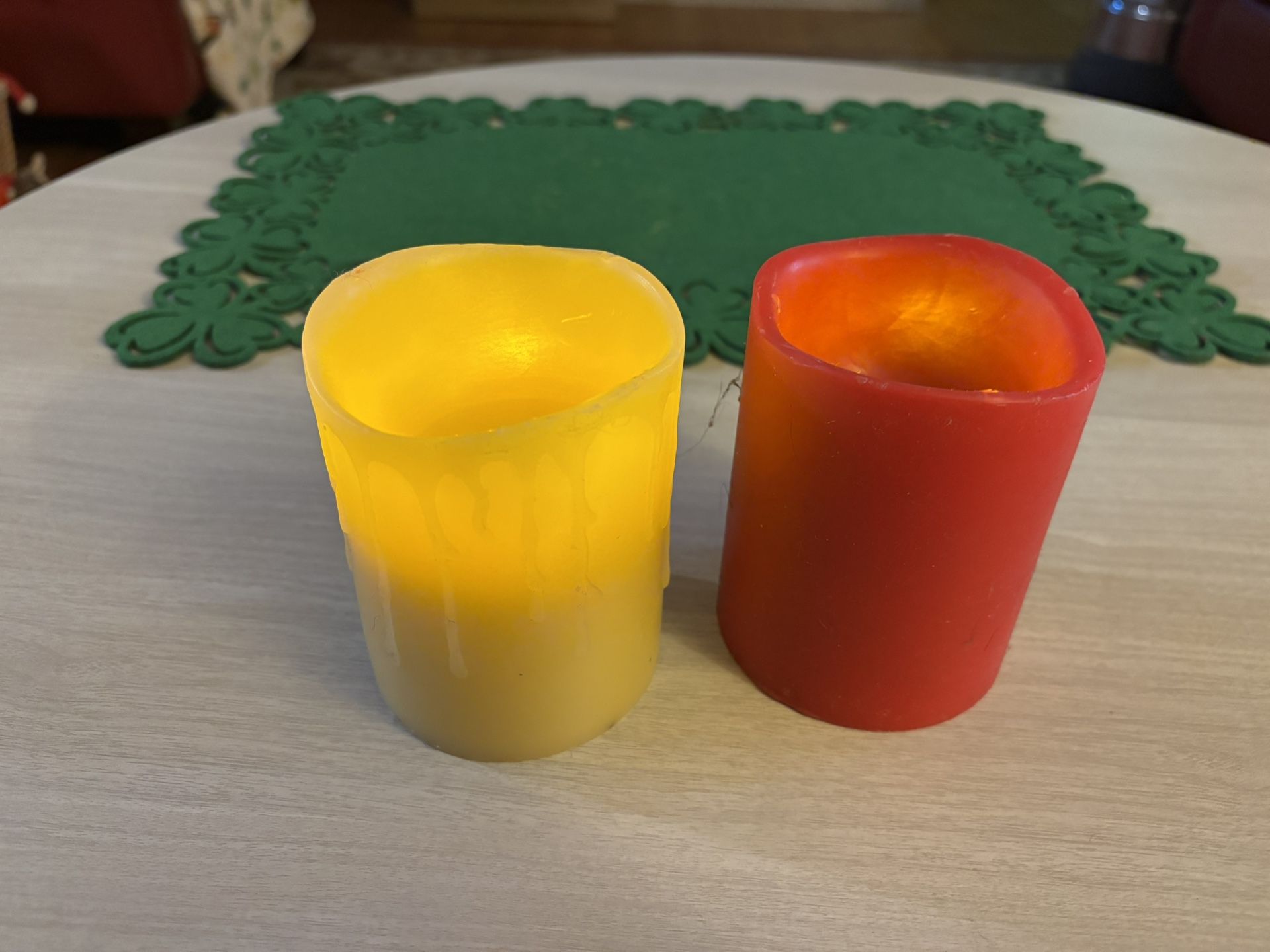 Set (2) Flameless LED Candles $4 Set