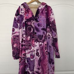Pink Psychedelic Sherpa Cloak