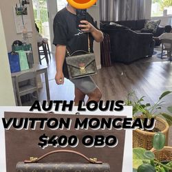 Auth Louis Vuitton Monceau
