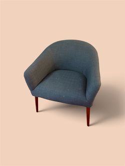 Blue Accent Chair  — Moving Sale