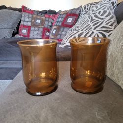 *NEW 2 HOME DECOR VASES OR CANDLE HOLDERS