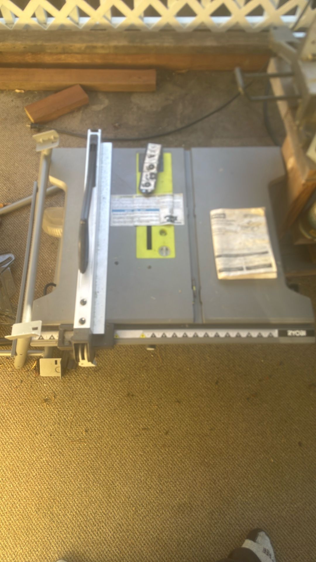 New Ryobi 10” Table Saw