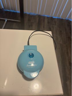 Blue waffle Maker