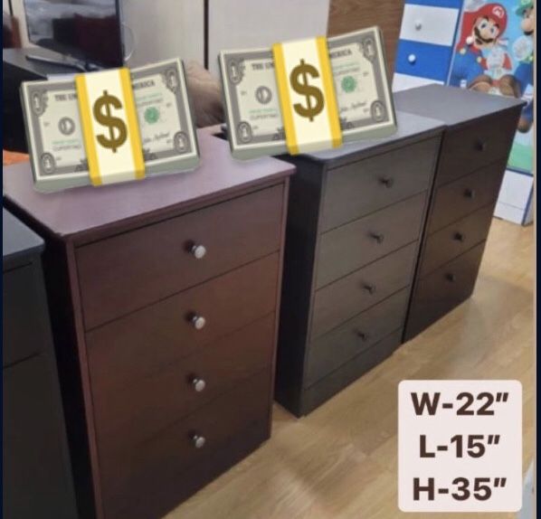 Dresser 4 Drawers $119