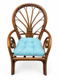 Vintage Rattan Accent Chair