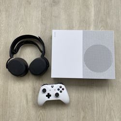 Xbox One S 1tb All Digital With Steel Series Headset