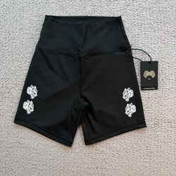 Darc Sport SHE Wolves Club Quad Shorts Black Women's S NWT