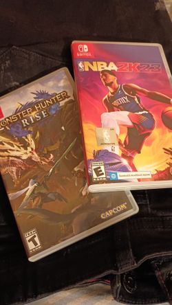 2 Nintendo switch games for $13  pair