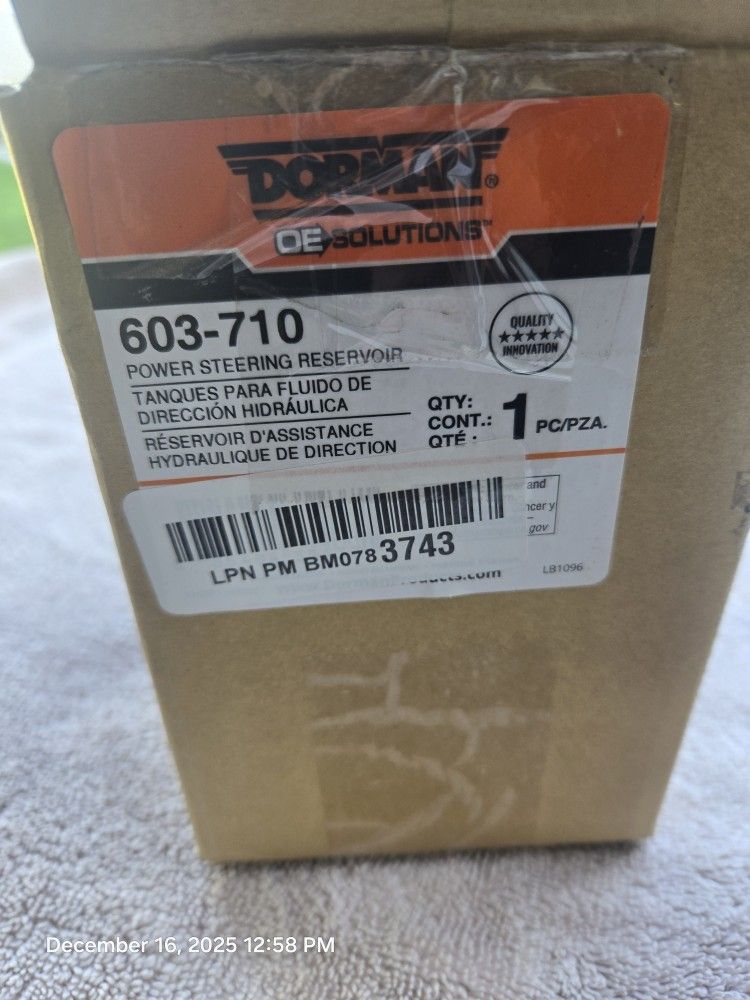 Dorman Power Steering Reservoir