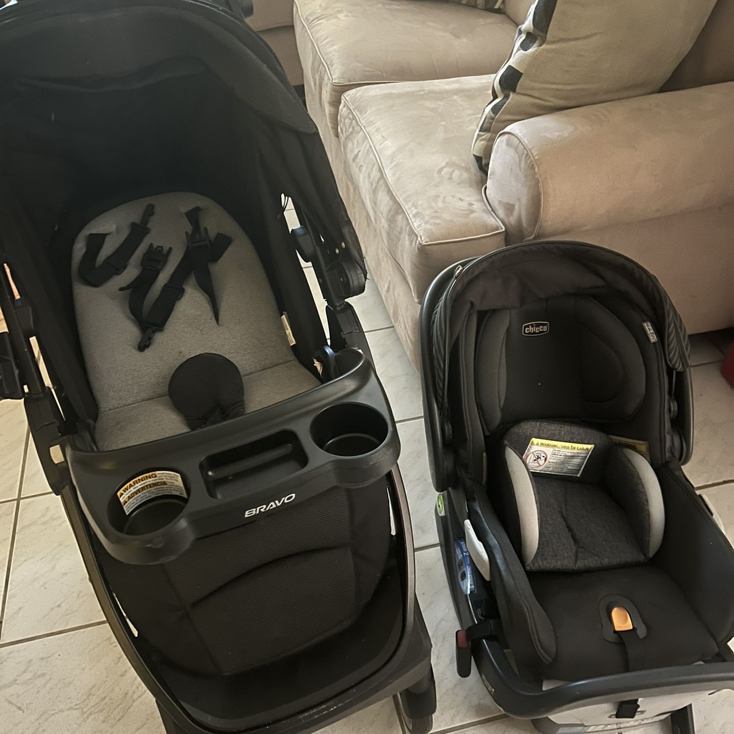 Chicco Stroller with Car Seat