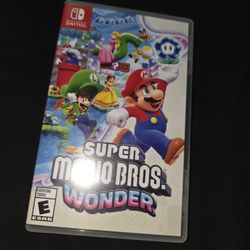 Super Mario Wonder Nintendo Switch Game