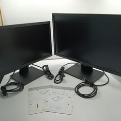 TWO DELL MONITORS 