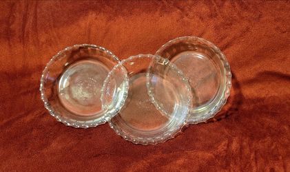 PYREX Pie Tart Plates 3ea