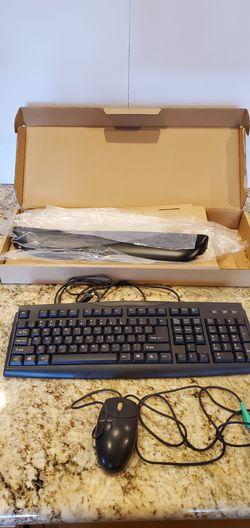Keyboard and mouse.