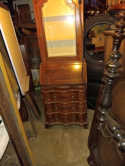  Vintage  Miniature  Security  Cabinet  With Key