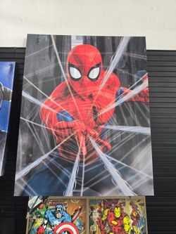 Spider-Man canvas picture with frame