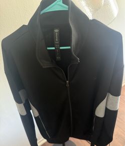 Brand New Men’s Size Black *XL* Zip Up Track Suit/ Tie Up Bottoms Included.