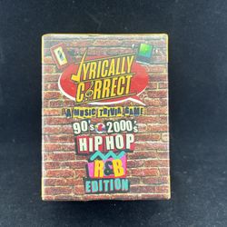 Lyrically Correct Trivia Card Game
