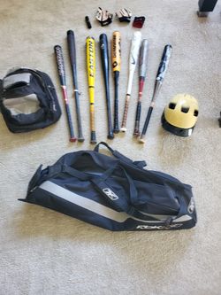 Baseball Bats And Bags