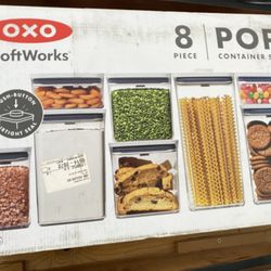 OXO SoftWorks POP Food Storage Containers, Set of 8