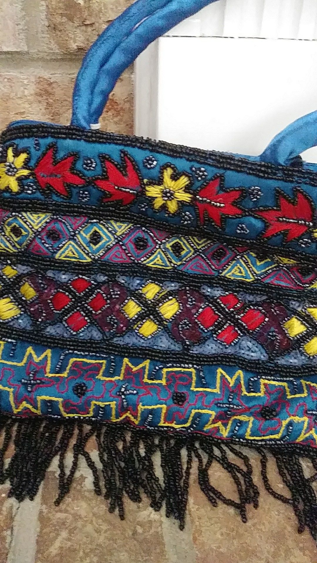 BEADED BOHO HANDBAG