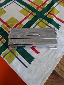 Art Deco MCM Antique Vintage Chrome Cigarette Box, Case, Holder mid century