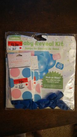 Gender reveal party supplies