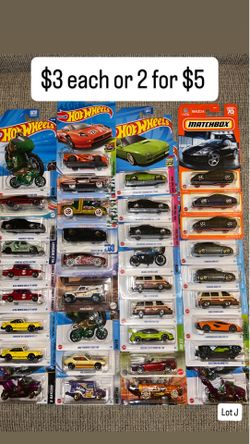 $3 Hot Wheels