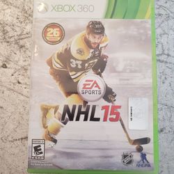 NHL 15 Hockey For Xbox 360 video game system