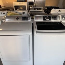 Samsung wasyand gas dryer working 3 Month Warranty we Deliver