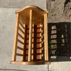  wooden Literature Rack For Bathroom Or Living Room