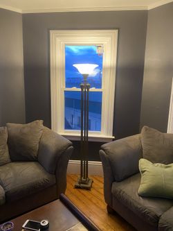 Very Rate Antique Floor Lamp Brass 