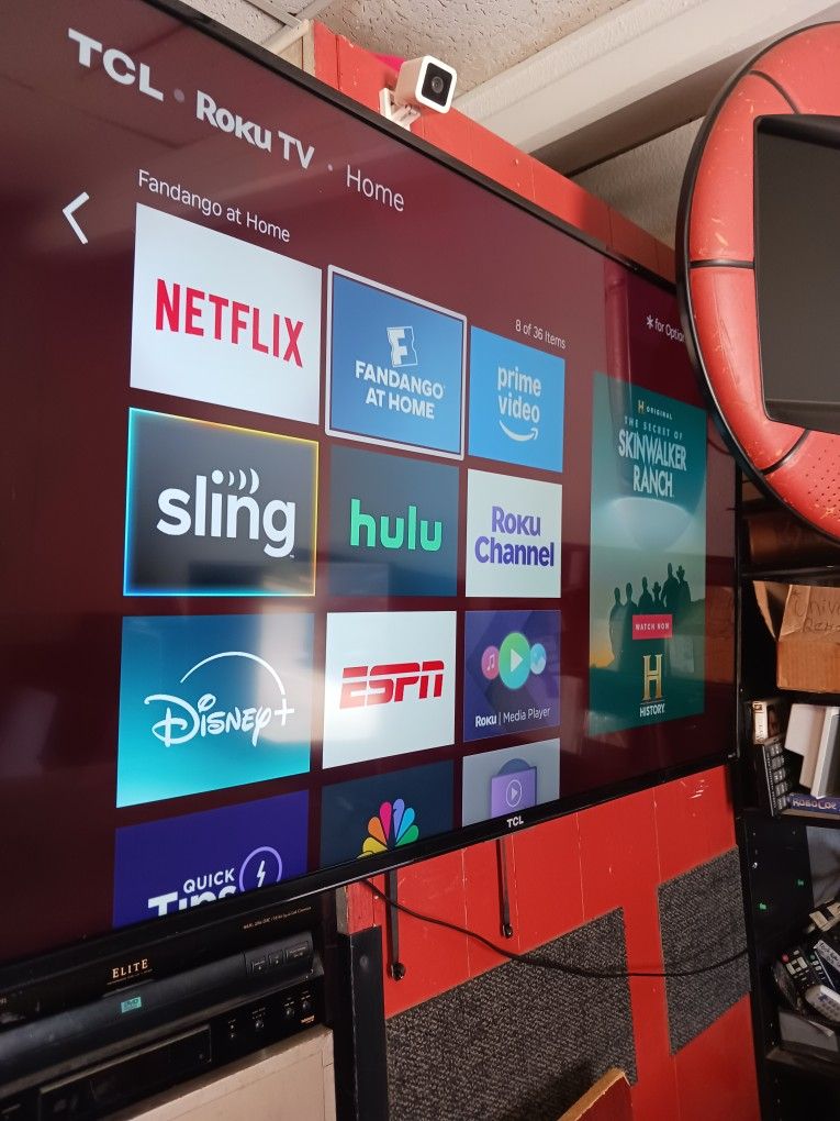 55 Inch TCL roku 4k Tv
