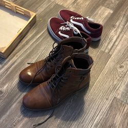 Vans and Mens boots